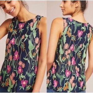 Meadow Rue by Anthropologie Cartagena‎ Women S Embroidered Sleeveless Tank Top